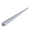 Hliníkový jekl 15x15x1,5 mm, délka 6000 mm, materiál EN AW-6060 T66, přírodní hliník bez povrchové úpravy, cena za kus