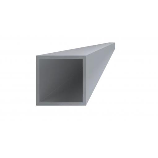 Hliníkový jekl 20x20x1,5 mm, délka 6000 mm, materiál EN AW-6060 T66, přírodní hliník bez povrchové úpravy, cena za kus
