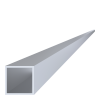 Hliníkový jekl, 50x50x3 mm, délka 6000 mm, materiál EN AW-6060 T66, přírodní hliník bez povrchové úpravy, cena za kus