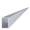 Hliníkový jekl, 60x40x3 mm, délka 6000 mm, materiál EN AW-6060 T66, přírodní hliník bez povrchové úpravy, cena za kus