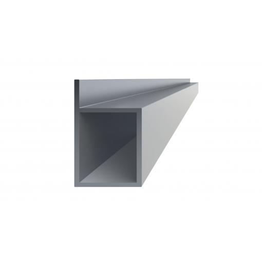 L profil dutý 40x55x75x6000 mm, materiál EN AW-6060 T66, přírodní hliník bez povrchové úpravy, cena za KUS
