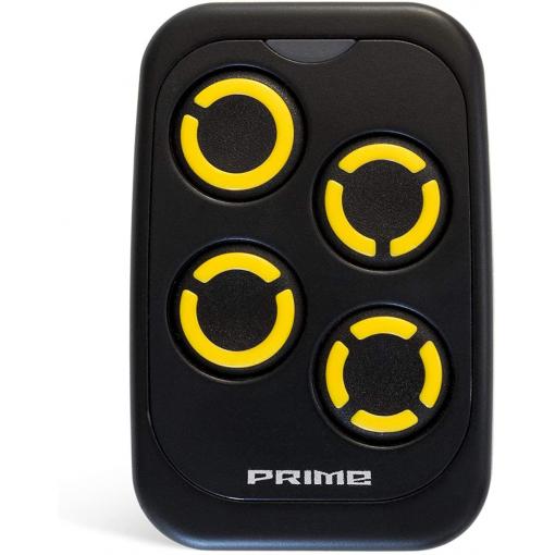 PRIME TOP - univerzální čtyřkanálový dálkový ovladač, náhrada za MT4V, MT4G, TX4 a GTX4 - PRIME TOP BY - univerzální čtyřkanálový dálkový ovladač, černo-žlutý
