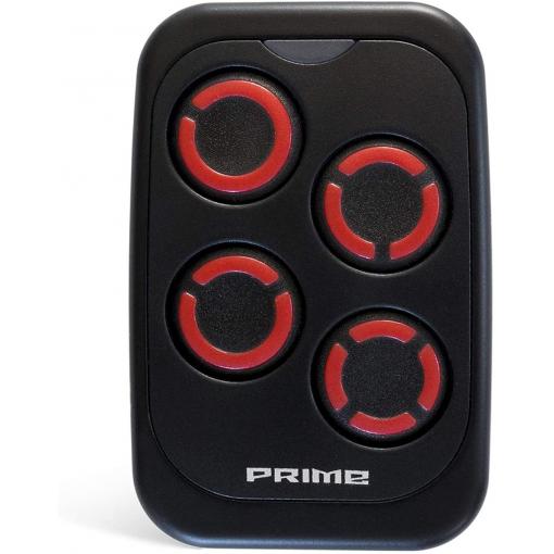 PRIME TOP - univerzální čtyřkanálový dálkový ovladač, náhrada za MT4V, MT4G, TX4 a GTX4 - PRIME TOP BR - univerzální čtyřkanálový dálkový ovladač, černo-červený