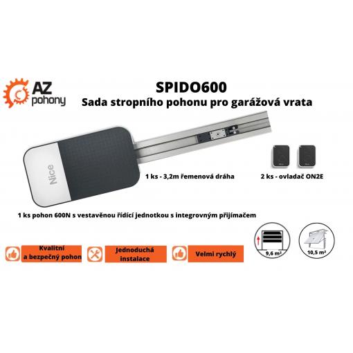 SPIDO600BDKCE - Sada stropního pohonu pro garážová vrata