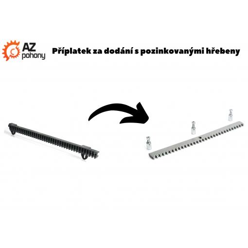 Příplatek za dodání s pozinkovanými hřebeny