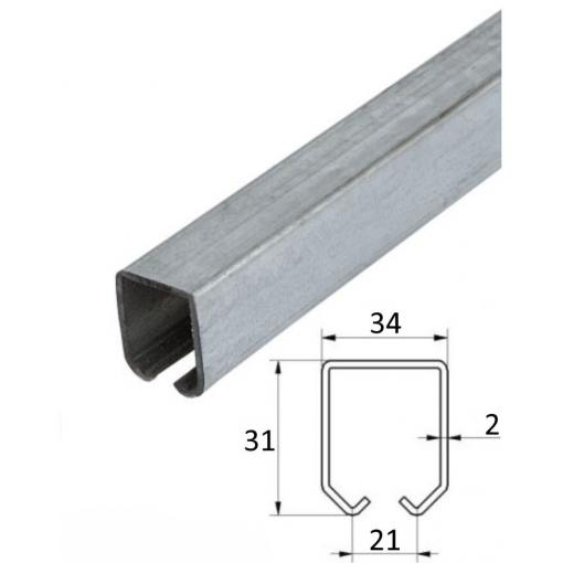 profil PICCOLO 34x31x2mm pozinkován - profil PICCOLO 34x31x2mm pozinkován, délka 6m