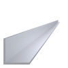 L profil 40x40x3mm,dĺžka 6000mm, materiál EN AW-6060 T66, prírodný hliník bez povrchovej úpravy, cena za kus