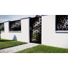 Designová kovová výplň, laserem vypálený vzor 1394, rozměr 1000x2000x2,5 mm, bez povrchové úpravy, perforace 29%