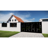 Designová kovová výplň, laserem vypálený vzor 1009, rozměr 1000x2000x2,0 mm, bez povrchové úpravy, perforace 11%