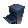 Box na balíky (410x385x1020mm) s přepadovou lištou na ochranu balíků, tloušťka 0.8mm) velikost balíku: 320x300x260mm, barva: RAL 7016 (antracit)