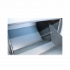 Box na balíky (410x385x1020mm) s přepadovou lištou na ochranu balíků, tloušťka 0.8mm) velikost balíku: 320x300x260mm, barva: RAL 7016 (antracit)