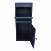 Box na balíky (410x385x1020mm) s přepadovou lištou na ochranu balíků, tloušťka 0.8mm) velikost balíku: 320x300x260mm, barva: RAL 7016 (antracit)