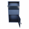 Box na balíky (440x220x880mm) s přepadovou lištou na ochranu balíků, tloušťka 0.8mm), Max. velikost balíku: 360x170x260mm, barva: RAL 7016 (antracit)