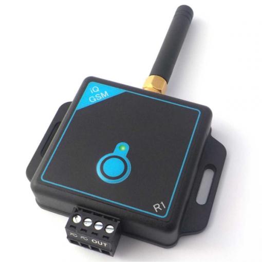 GSM ovladač bran a vrat až pro 1000 uživatelů, nap. 12/24 V AC/DC