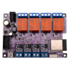 EspEasy, Home Assistant Olimex ESP32-C6-EVB vývojová deska s ESP32, 4xrelé, 4xoptoizolované vstupy