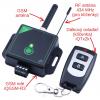 GSM ovladač bran a vrat až pro 10+10(Dálkový ovladač) uživatelů, nap. 12/24 V AC/DC