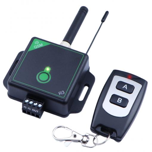 GSM ovladač bran a vrat až pro 10+10(Dálkový ovladač) uživatelů, nap. 12/24 V AC/DC