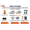 IDRO KIT NEREZ - podzemní pohony s nerezovými schránkami pro dvoukřídlové brány až do 6 m