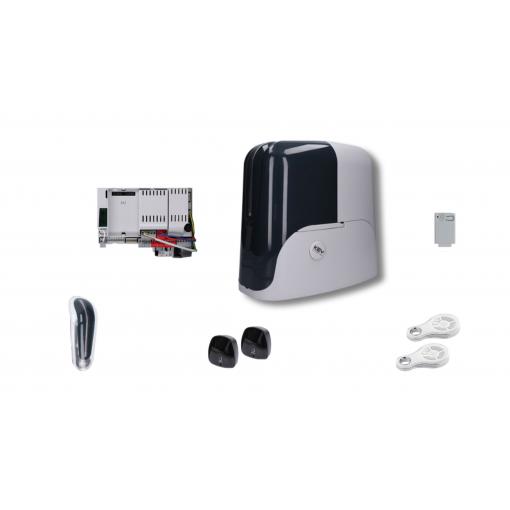 SUNKIT80 pro posuvnou bránu do 700 kg 1x SUN7024 24V, 500W, 34Nm, 1x 14A, 1x RX4, 1x FT32, 2x SUB-44WR a 1x LED24