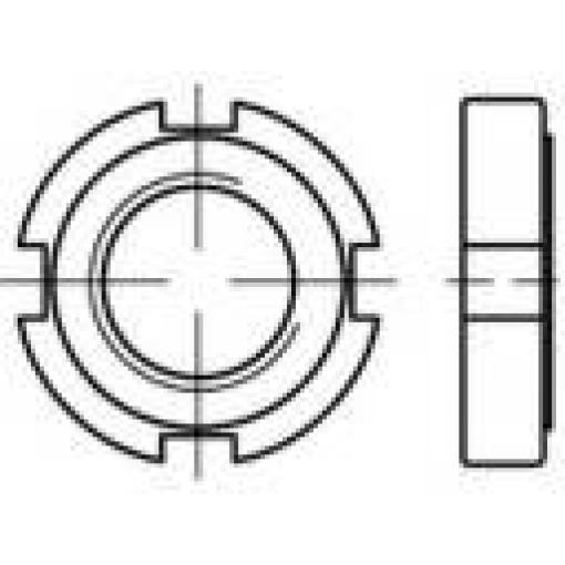 TOOLCRAFT 137222 hřídelové matice M26 DIN 1804 ocel 10 ks