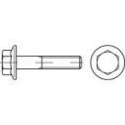 TOOLCRAFT 139630 šestihranné šrouby s přírubou M12 45 mm vnější šestihran DIN 6921 ocel 100 ks
