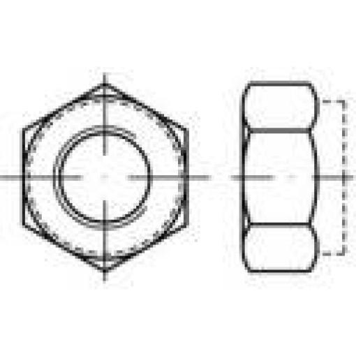 TOOLCRAFT 139797 pojistné matice M16 DIN 6925 ocel galvanizováno zinkem 100 ks