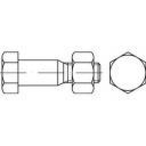 TOOLCRAFT 144192 šrouby lícované M16 55 mm vnější šestihran DIN 7968 ocel galvanizováno zinkem 50 ks