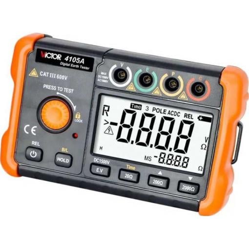 Digitální tester zemního odporu Victor VC4105A, LCD displej
