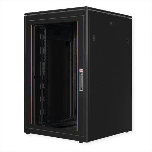 Roline 19 skříň pro datové sítě (š x v x h) 600 x 1164 x 800 mm 22 U černá