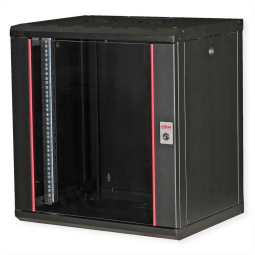 Roline 19 nástěnná rozváděcí skříň (š x v x h) 450 x 640 x 600 mm 12 U černá