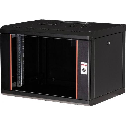 Roline 19 nástěnná rozváděcí skříň (š x v x h) 600 x 418 x 450 mm 7 U černá