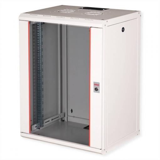Roline 19 nástěnná rozváděcí skříň (š x v x h) 600 x 818 x 450 mm 16 U šedá