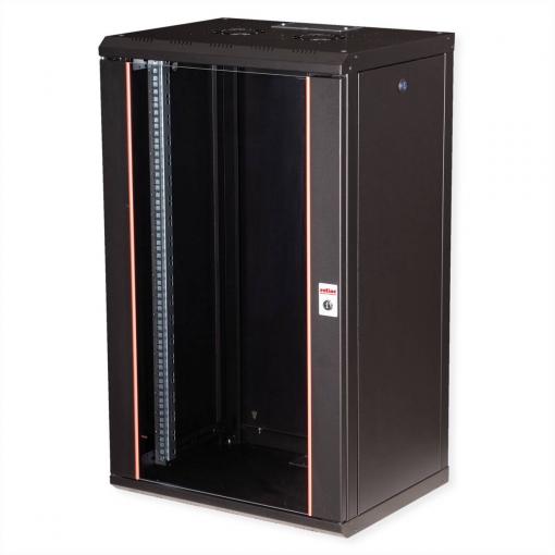 Roline 19 nástěnná rozváděcí skříň (š x v x h) 450 x 996 x 600 mm 20 U černá
