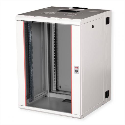 Roline 19 nástěnná rozváděcí skříň (š x v x h) 600 x 818 x 600 mm 16 U šedá