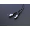 Manhattan Nabíjecí kabel USB USB-C ® zástrčka 2.00 m černá oboustranně zapojitelná zástrčka, dvoužilový stíněný 356367