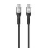 Manhattan Thunderbolt™ kabel USB 4.0 Thunderbolt ™ (USB-C ®) zástrčka 1.00 m černá oboustranně zapojitelná zástrčka, dvoužilový stíněný 356374
