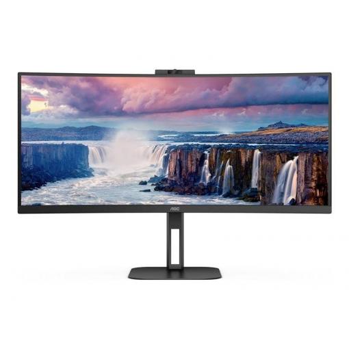 AOC Value-Line CU34V5CW/BK LED monitor 86.4 cm (34 palec)3440 x 1440 Pixel, 21:9, 4 ms, VA LED