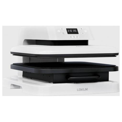 Loklik Auto Heat Press termotransférový lis pro potisk látky bílá