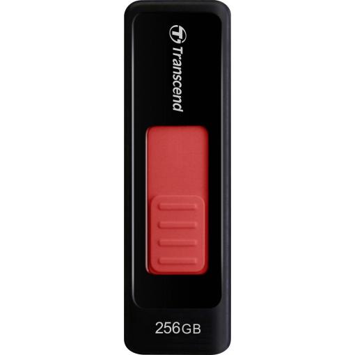 Transcend TS256GJF760 USB flash disk Retail 256 GB černá/červená TS256GJF760 USB 3.2 (Gen 1x1)