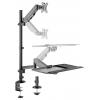 My Wall držák na stůl pro monitor HL63L 1 Displej: (s) 43,2 cm (17) - 81,3 cm (32) černá nastavitelná výška, naklápěcí, nakláněcí, odkládací místo na klávesnici