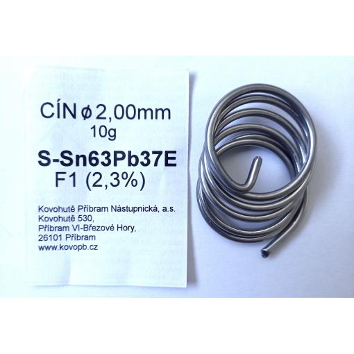 cín trub.10g Sn63Pb37 2mm !