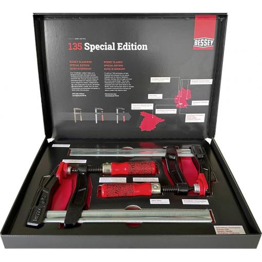 Jubilejní sada 2x svorky na temperování TGA25SET-135 Bessey TGA25SET-135 Rozpětí (max.):250 mm Délka vyložení:120 mm