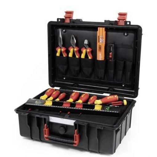 Wiha Basic Set L electric 18tlg, 45530 kufřík s nářadím, 18dílná, (š x v x h) 457 x 183 x 367 mm