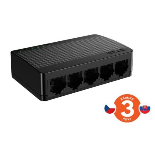 Síťový switch Tenda SG105M, 5× Gigabit RJ-45, desktop