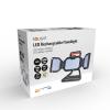 Solight LED reflektor 30W, přenosný, nabíjecí, 3000lm, oranžovo-černý - WM-30W-RE