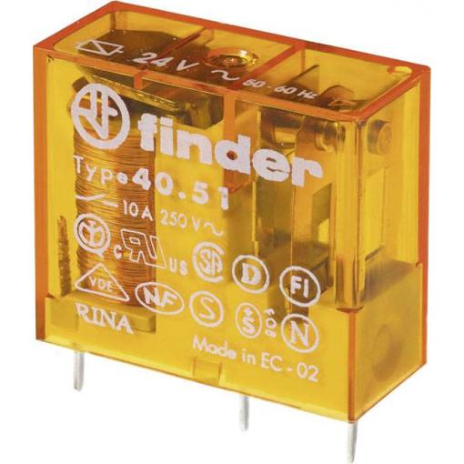 Finder 40.51.8.110.0000, 40.51.8.110.0000 relé do DPS, 250 V/AC, 10 A, 1 ks