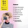 Easypix V48 Pocket Anthrazite digitální fotoaparát 8 Megapixel antracitová integrovaný akumulátor, 4K video, Full HD videozáznam, s vestavěným bleskem