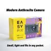 Easypix V48 Pocket Anthrazite digitální fotoaparát 8 Megapixel antracitová integrovaný akumulátor, 4K video, Full HD videozáznam, s vestavěným bleskem