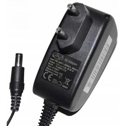 Napájecí adaptér T018WE1225, 12 V / 1,5 A, konektor 5,5 × 2,1 mm