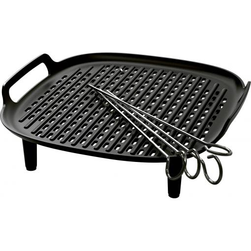 Philips Home HD9926/00 Grilovací sada 4 ks s grilovací jehlou černá, kov